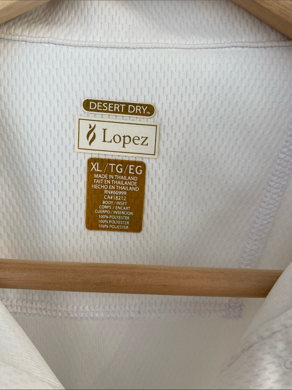 Lopez White Short-Sleeve Polo Top - Picture 4 of 10